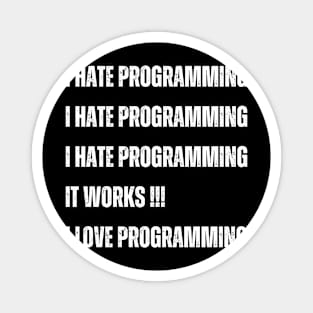 I love Programming Magnet